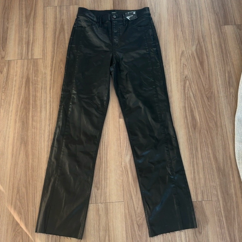 Express Modern Straight High Rise Pant NWT